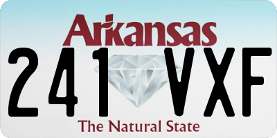 AR license plate 241VXF