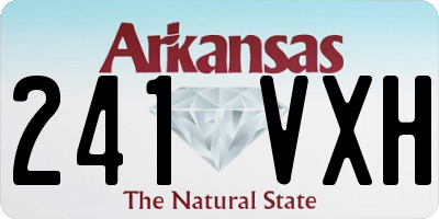 AR license plate 241VXH