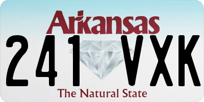 AR license plate 241VXK