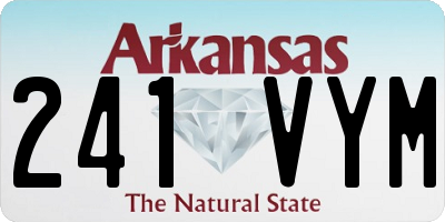 AR license plate 241VYM