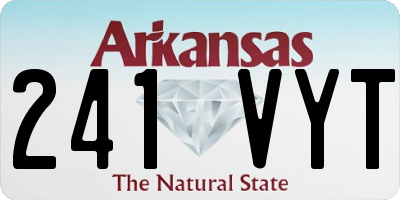 AR license plate 241VYT