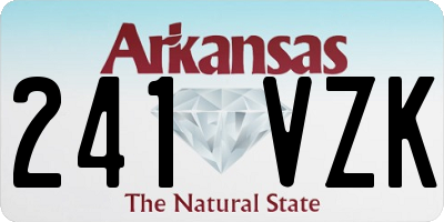 AR license plate 241VZK
