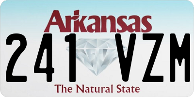 AR license plate 241VZM