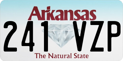 AR license plate 241VZP