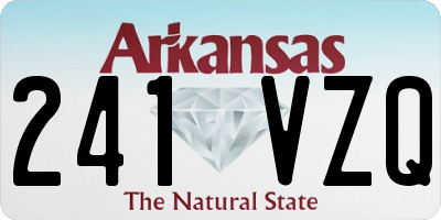 AR license plate 241VZQ