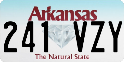 AR license plate 241VZY