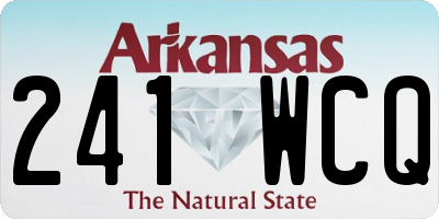 AR license plate 241WCQ