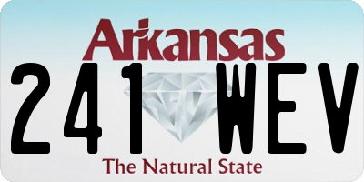 AR license plate 241WEV