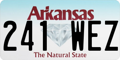 AR license plate 241WEZ