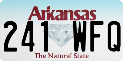 AR license plate 241WFQ