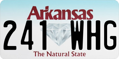 AR license plate 241WHG