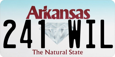 AR license plate 241WIL