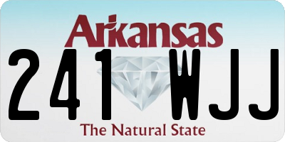 AR license plate 241WJJ