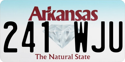 AR license plate 241WJU
