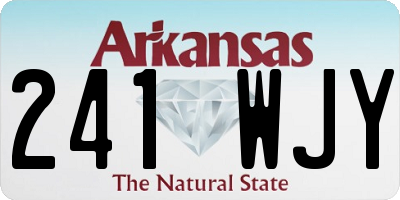 AR license plate 241WJY