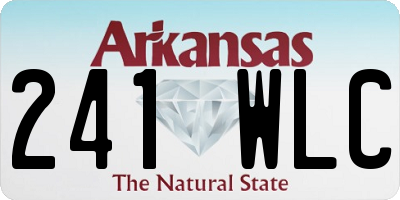 AR license plate 241WLC