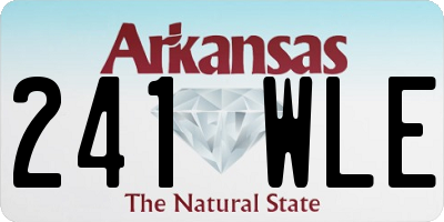 AR license plate 241WLE