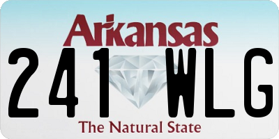 AR license plate 241WLG