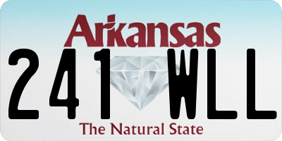 AR license plate 241WLL