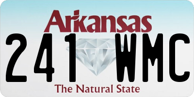 AR license plate 241WMC
