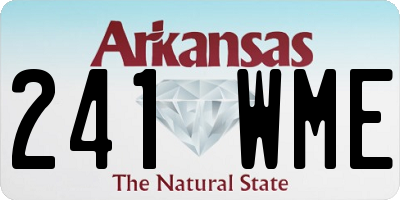 AR license plate 241WME