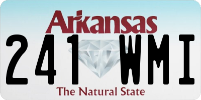 AR license plate 241WMI