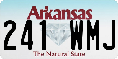 AR license plate 241WMJ