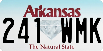 AR license plate 241WMK
