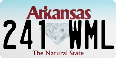 AR license plate 241WML
