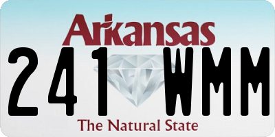 AR license plate 241WMM