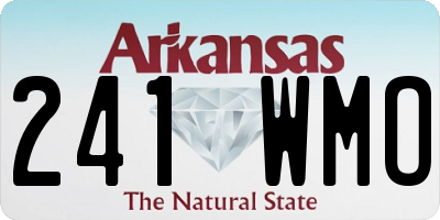 AR license plate 241WMO
