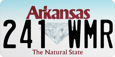 AR license plate 241WMR