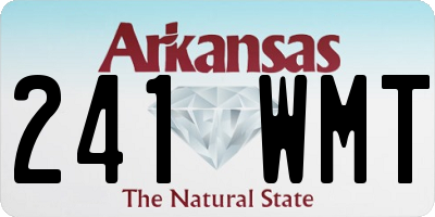 AR license plate 241WMT
