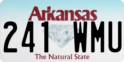 AR license plate 241WMU