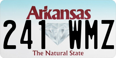 AR license plate 241WMZ