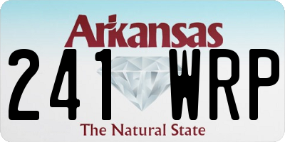 AR license plate 241WRP