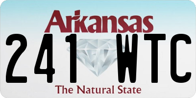 AR license plate 241WTC