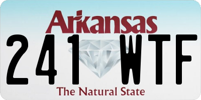 AR license plate 241WTF