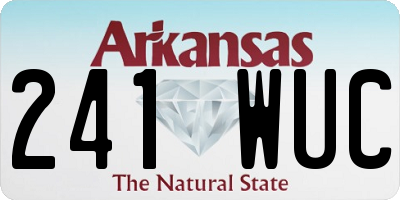 AR license plate 241WUC