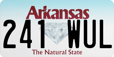 AR license plate 241WUL