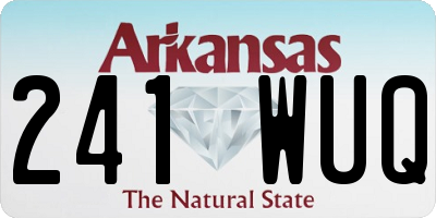 AR license plate 241WUQ