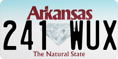 AR license plate 241WUX