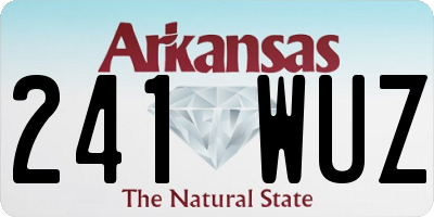 AR license plate 241WUZ