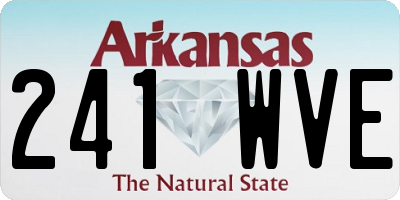 AR license plate 241WVE