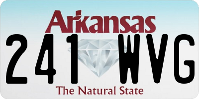 AR license plate 241WVG
