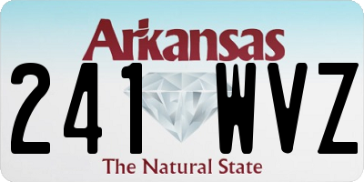 AR license plate 241WVZ