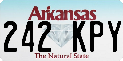 AR license plate 242KPY