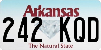 AR license plate 242KQD