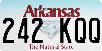 AR license plate 242KQQ