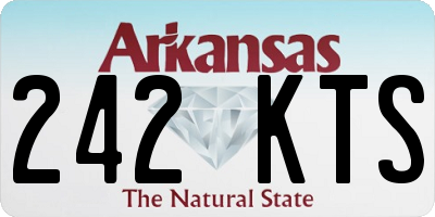 AR license plate 242KTS